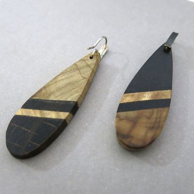 Lv Wood Earrings Other  Natural Resource Department